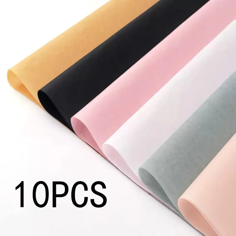 10pcs Tissue Paper Wrap Sheets (50×66cm) – Floral Bouquet & Gift Packaging for Wedding, Birthday & Crafts