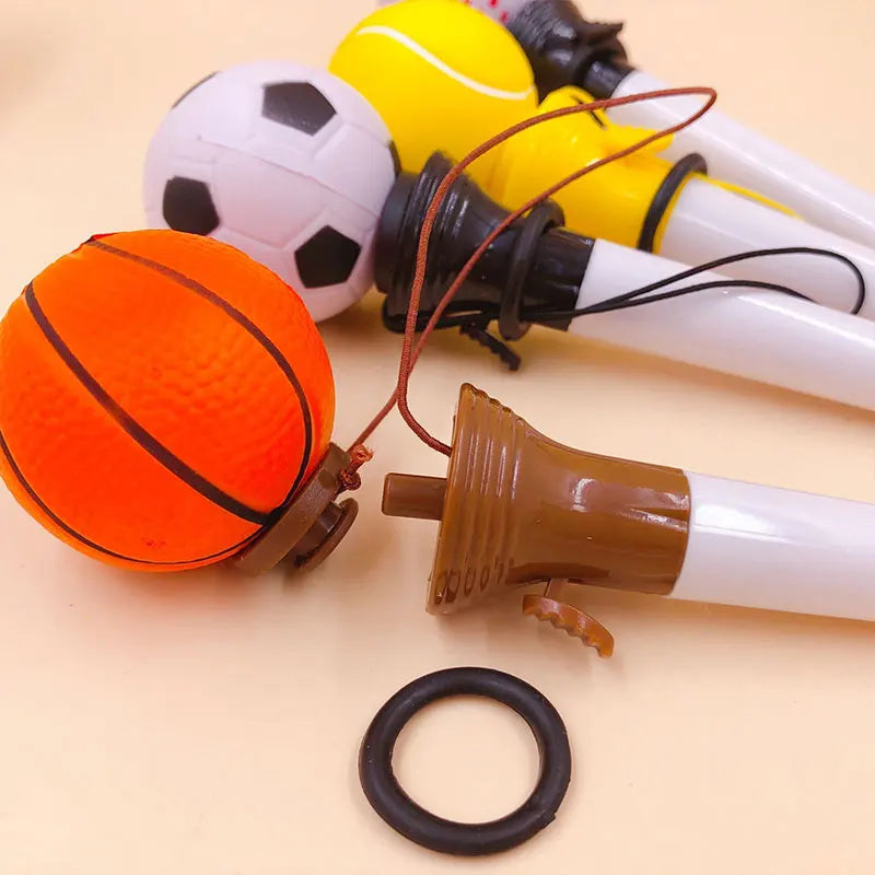 24pcs Fist Cake Football Funny Design Toys Ballpoint Pen Cute Press Ball Pens School Office Writing Supplies Stationery Gift