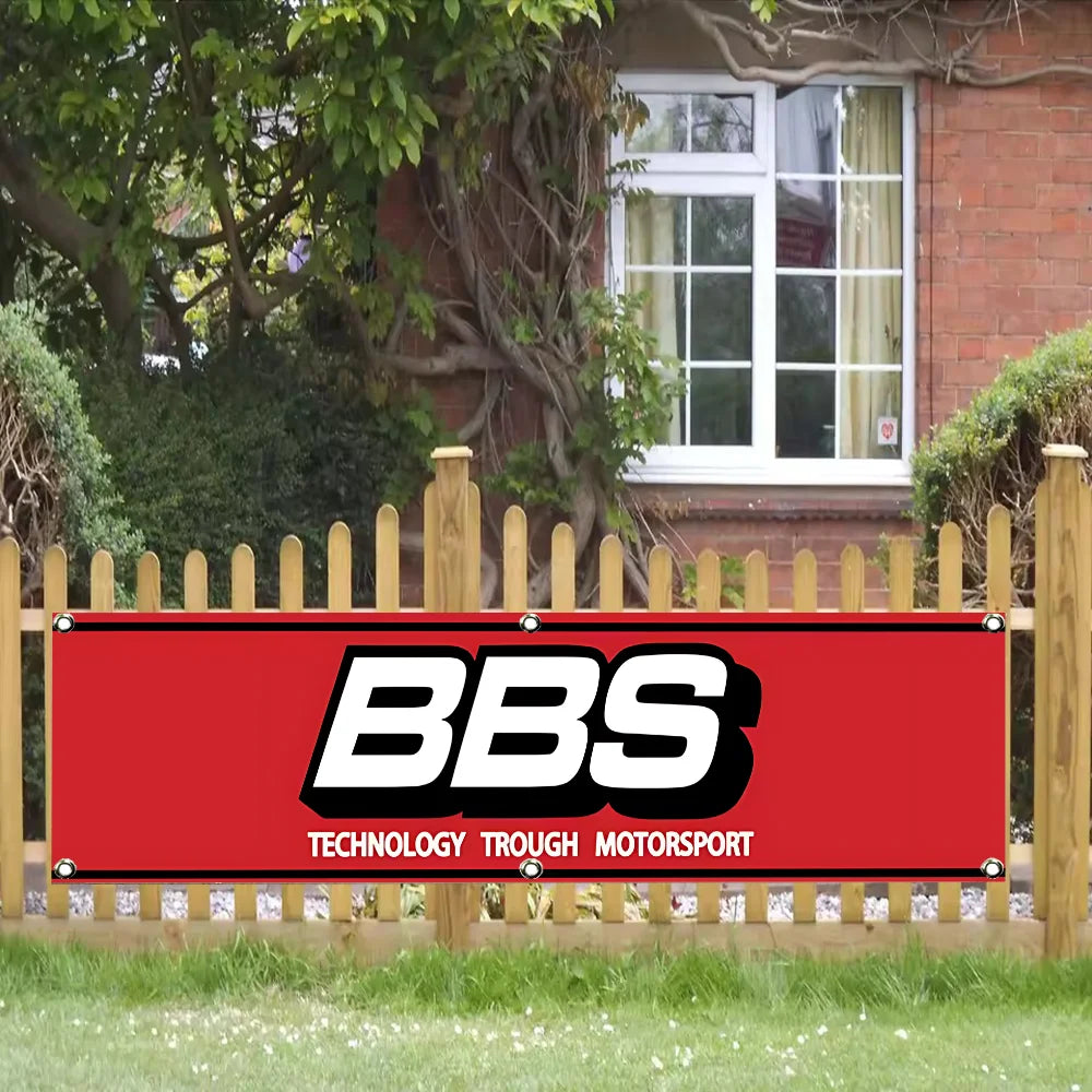 BBS Banner Flag Flag on the Wall Advertising Decoration Garage Flags Decoration At Home Outdoor Decors Banners Funny Bedroom