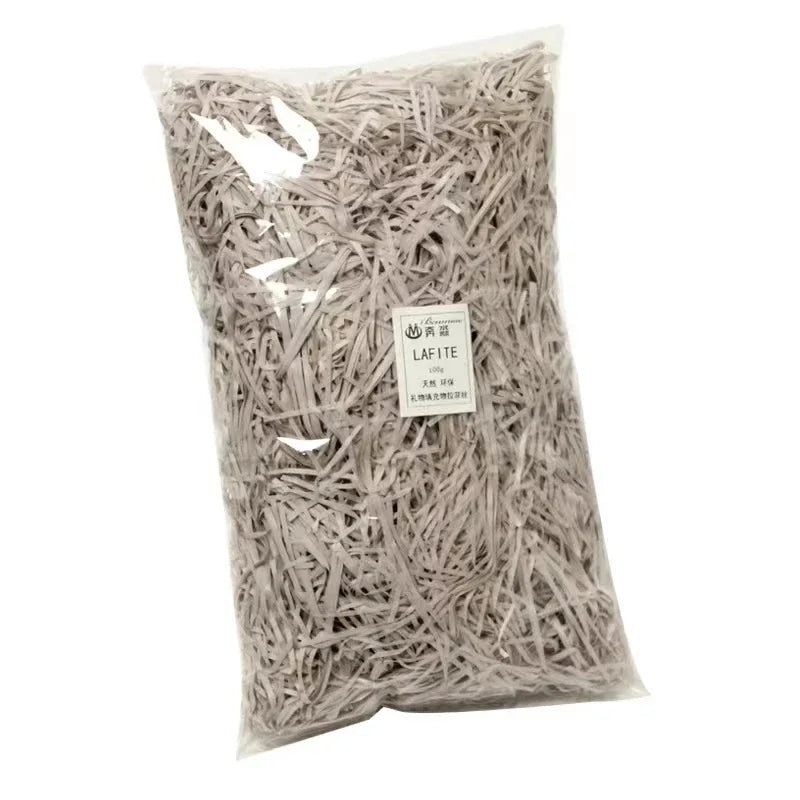 20g/50g Glitter Raffia Paper Shreds – Decorative Filler for Gift Packing, Baskets & Christmas Hampers