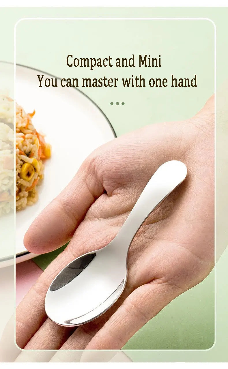 Outdoor Tourism 304 Stainless Steel Portable Tableware, CHILDREN&
