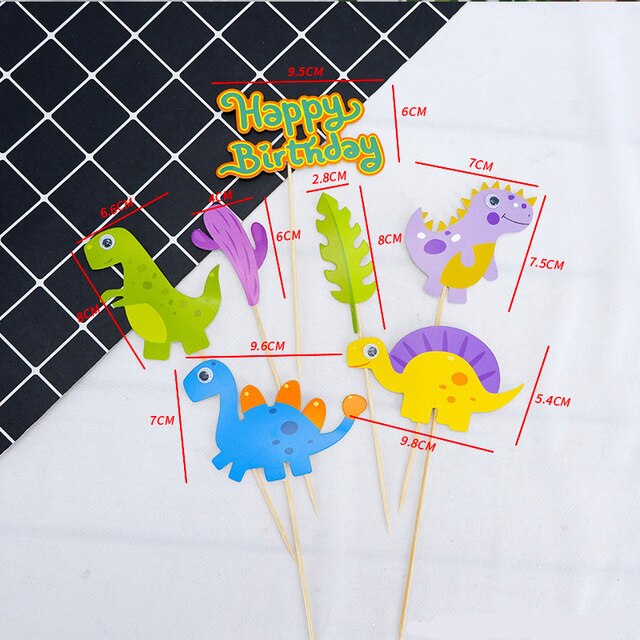 INS Original Animal Theme Happy Birthday Acrylic Cake Topper Gold Giraffe Cake Toppers for Baby Birthday Party Cake Decorations