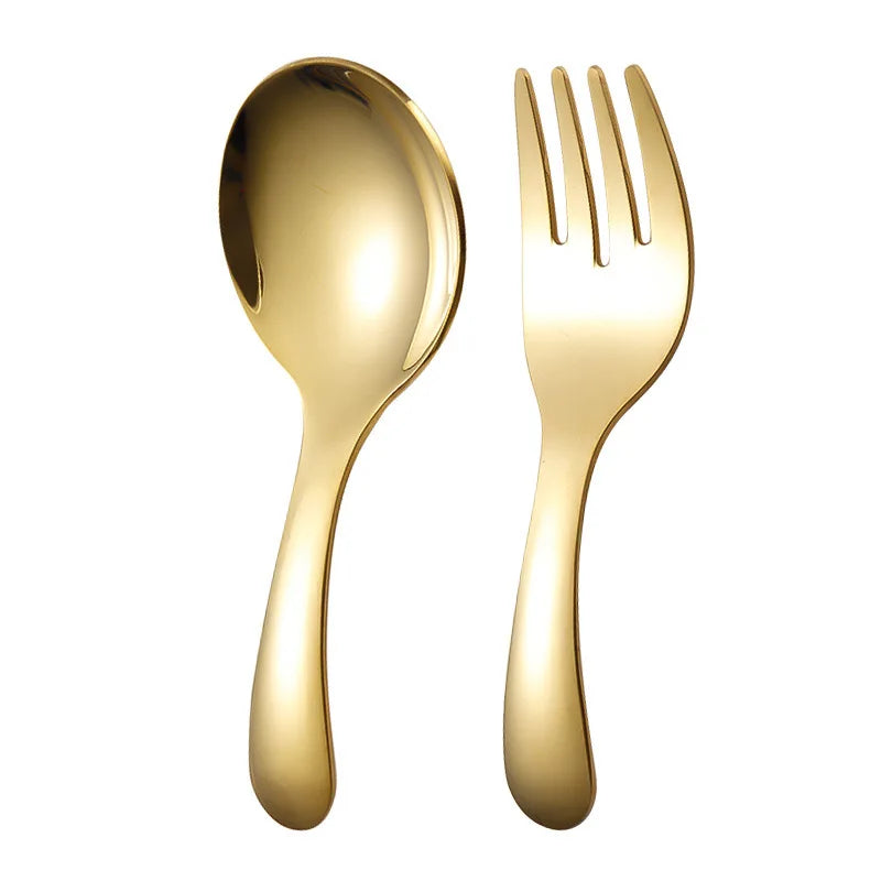 Outdoor Tourism 304 Stainless Steel Portable Tableware, CHILDREN&
