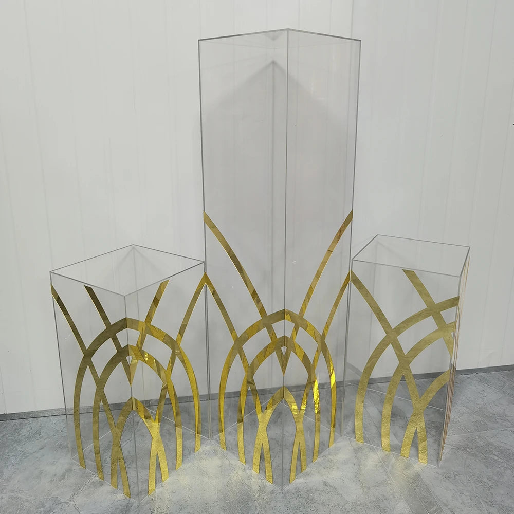 Event Decoration Supplies Window Plinth Props Round Cylinder Pedestal Stand Cake Cylindrical Dessert Table for Wedding