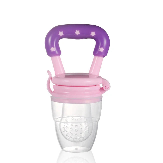 1pc Baby Feeding Spoon Fruit Grinding Pacifier Complementary Bites Silicone Mesh Baby Feeding Tableware