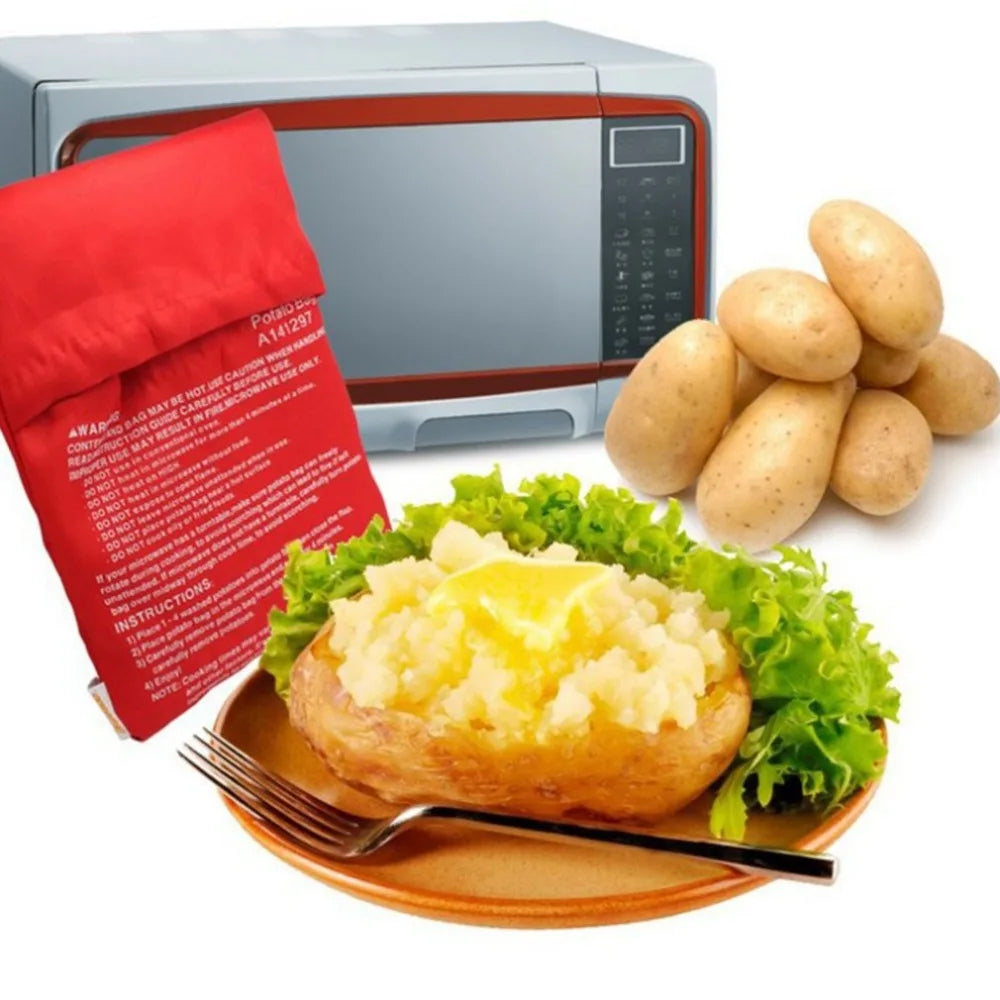 Microwave Potato Cooker Bag – Quick & Easy Baked Potato Kitchen Accessory