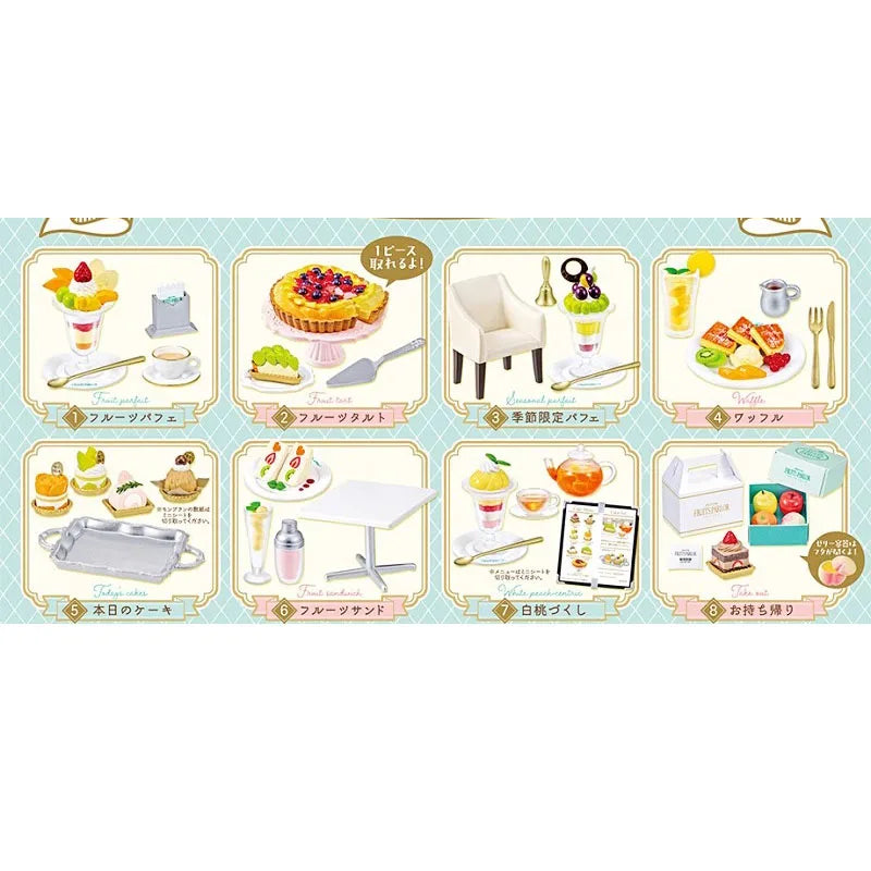 Genuine Goods in Stock Re Ment Fruits Parlor Cake Fruit Tea Dessert Miniature Scene Prop Decoration Supplies Birthday Gift
