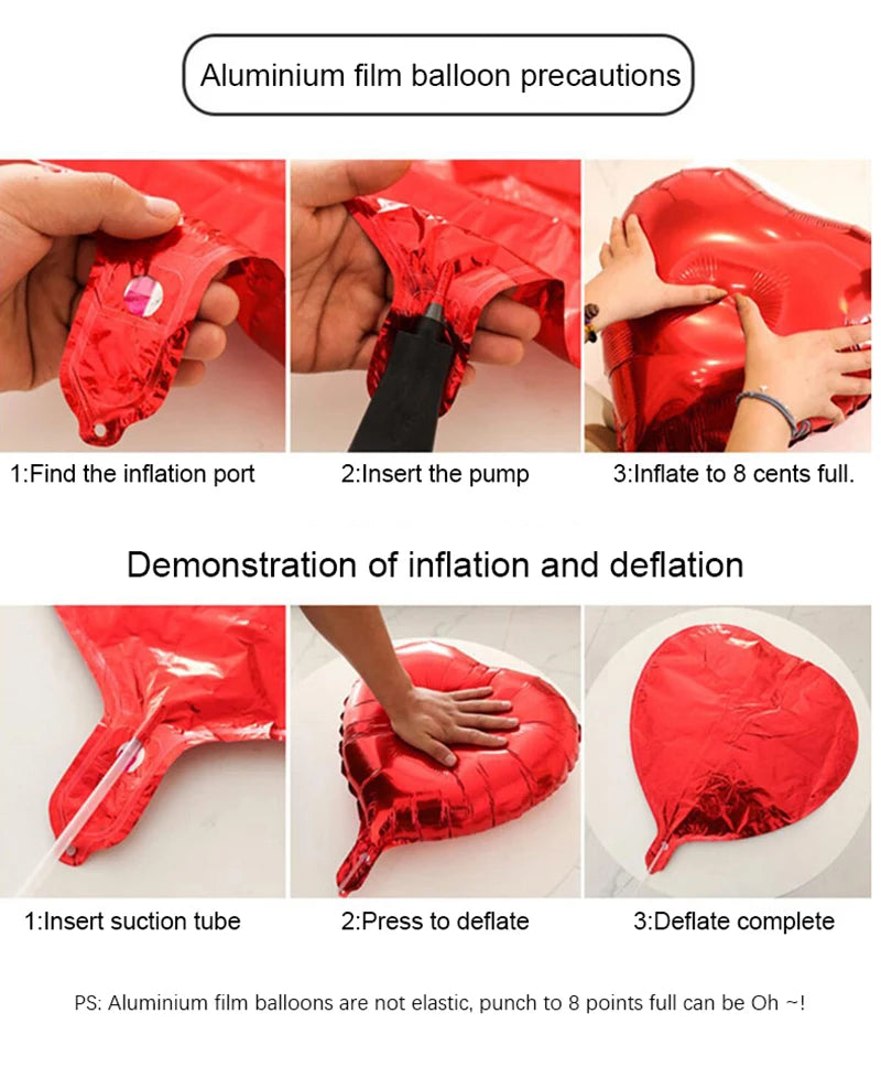 10/50/100Pcs DIY Wedding Party Decoration Love Balloons Day Romantic Proposal for Home Happy Birthday Ornament Holiday Balloons