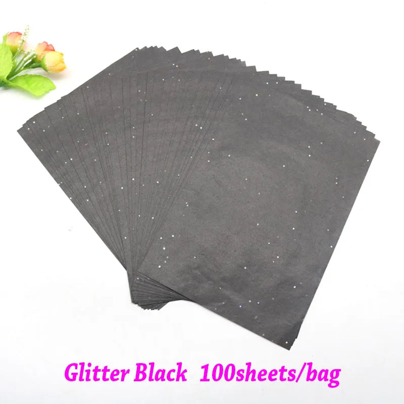 100 Sheets/bag 21X14cm Colorful Tissue A5 Wine Wrapping Papers DIY Folding Craft Paper Party Wedding Home Decor Packing Supplies