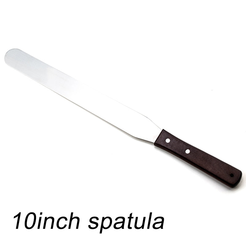 Premium Wooden Handle Icing Spatula