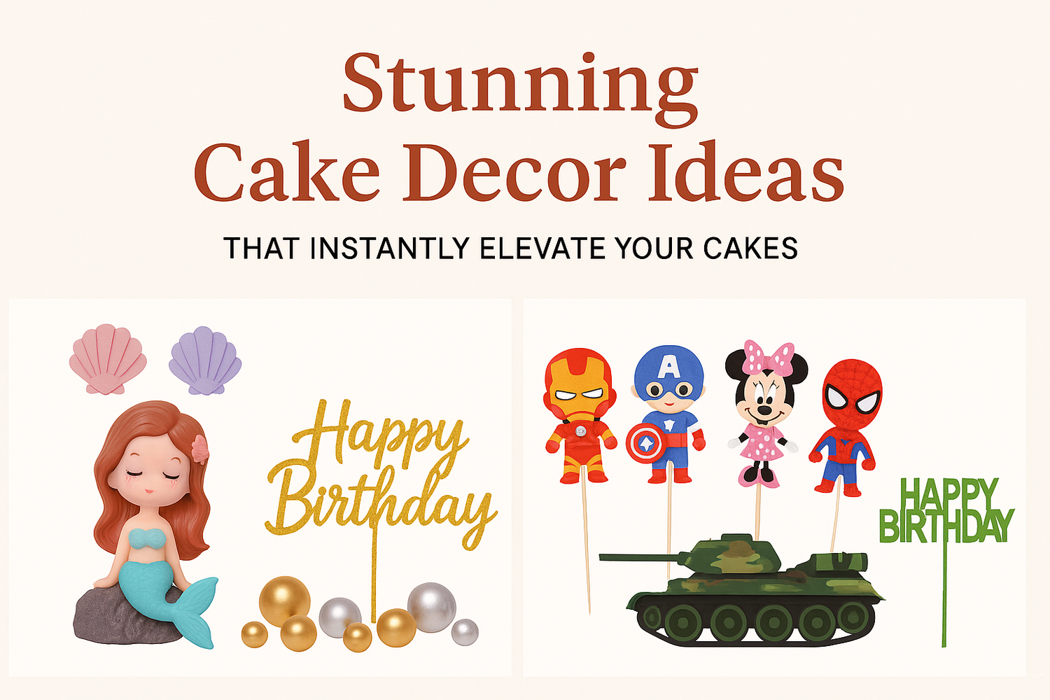 Stunning Cake Decor Ideas That Instantly Elevate Your Cakes