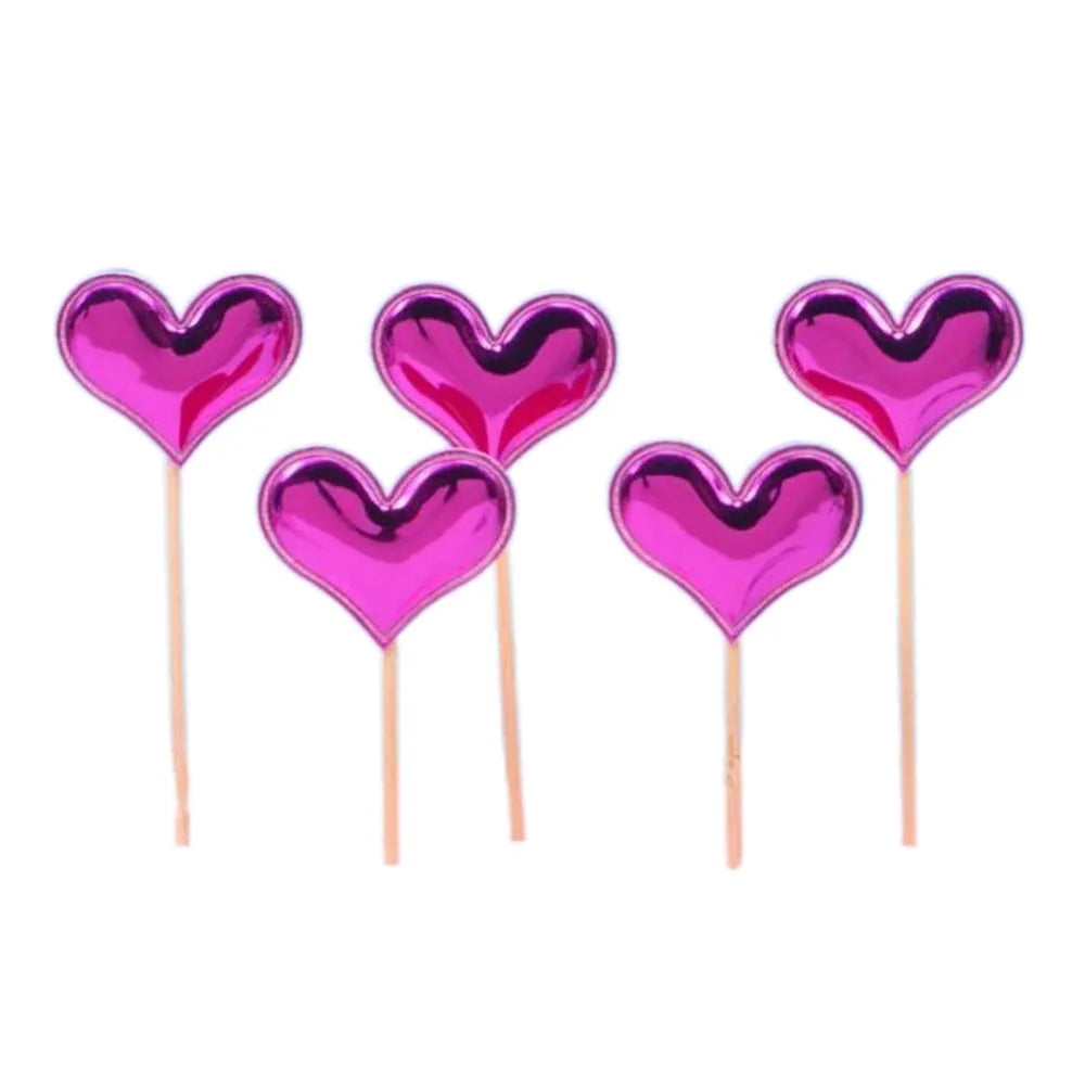 Cake Toppers Star Decorations PU Birthday Party Wedding Baby Shower Supplies Estrella De La Torta