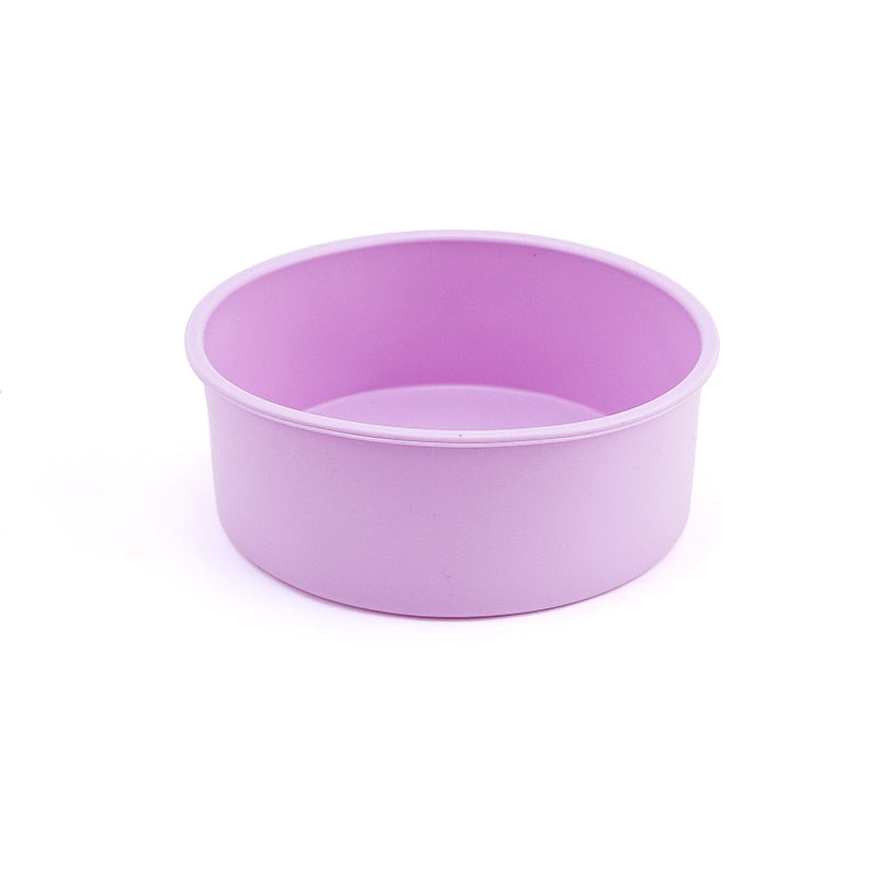 Round Silicone Cake Mold 4 6 8 10 Inch Silicone Mould Baking Forms Silicone Baking Pan For Pastry Cake