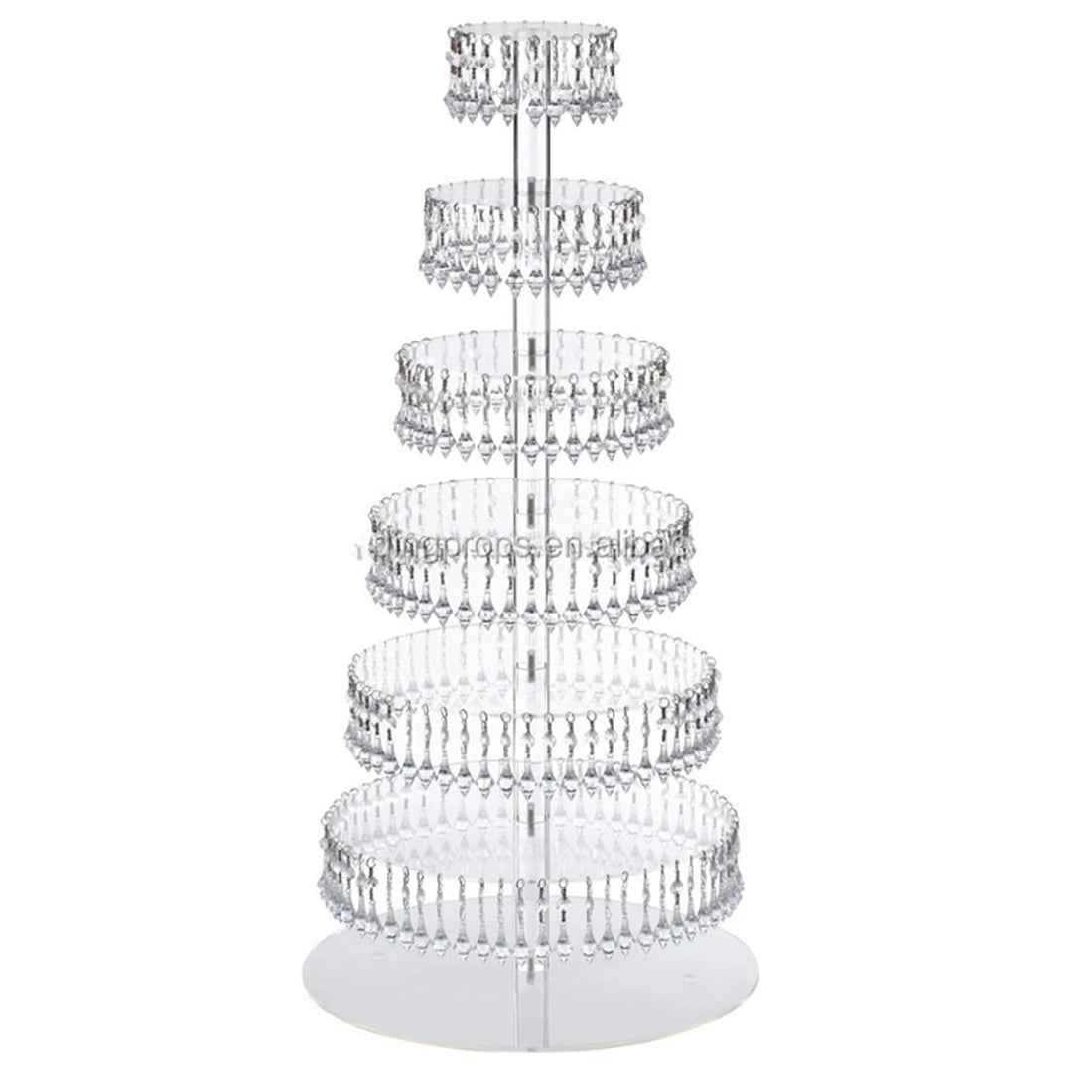 36 inch tall)Birthday party wedding supply cake cupcake display shelf crystal decoration beaded cake stand set AB0925