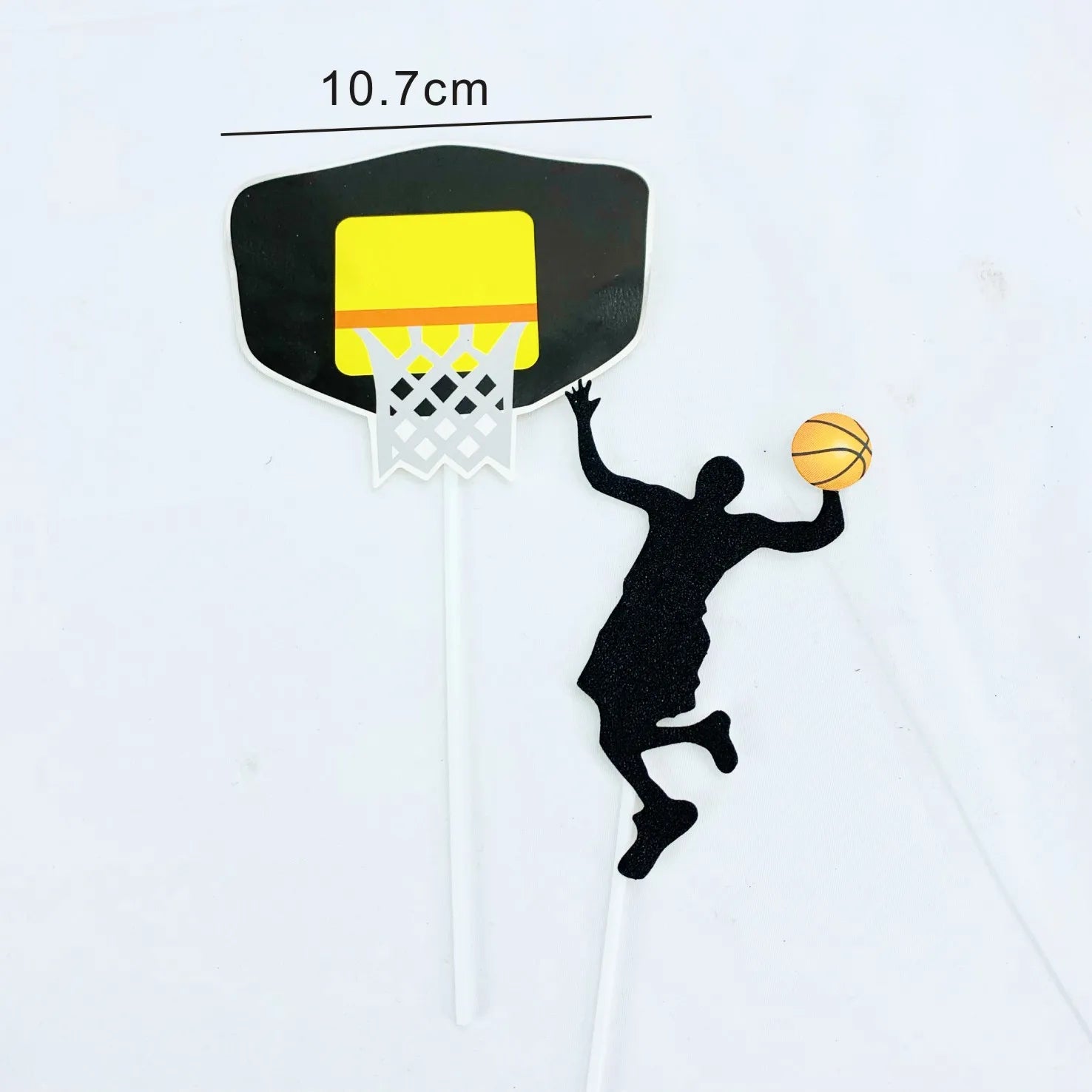 5pcs Theme Basketball Happy Birthday Cupcake Topper Cute Boys Cake Topper For Birthday Sport Fans Party Dessert Cake Decorations