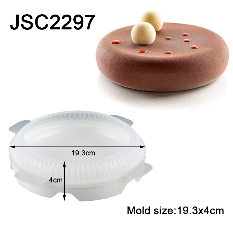 28 Style Silicone Cake Molds Pastry Bakeware Set Non-Stick Mousse Mould Party Dessert Baking Tools Decorating Pan Kitchen Tools