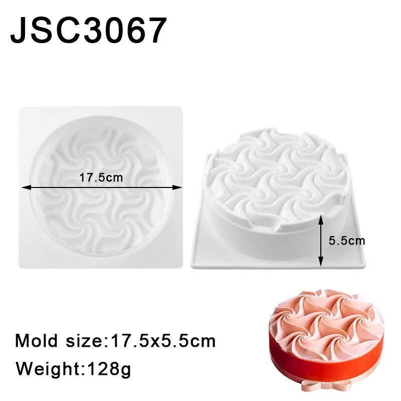 28 Style Silicone Cake Molds Pastry Bakeware Set Non-Stick Mousse Mould Party Dessert Baking Tools Decorating Pan Kitchen Tools