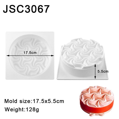 28 Style Silicone Cake Molds Pastry Bakeware Set Non-Stick Mousse Mould Party Dessert Baking Tools Decorating Pan Kitchen Tools