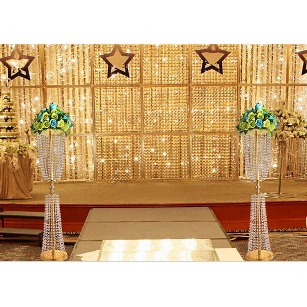 Sale By Bulk Sparkling Crystal Clear Garland Chandelier Wedding Cake Stand Birthday Party Supplies Decorations For Table Top