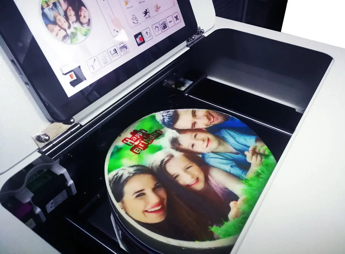 Low Price 20*20cm Edible Ink 4 Cup Coffee Food Cookies Cake Printer