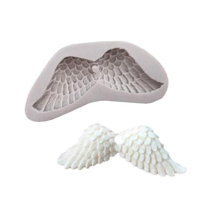 Angel Wing 3D Silicone Molds Fondant Mold Cakes Decoration Tools Candy Clay Gum Paste Chocolate Moulds DIY Kitchen Baking Tools