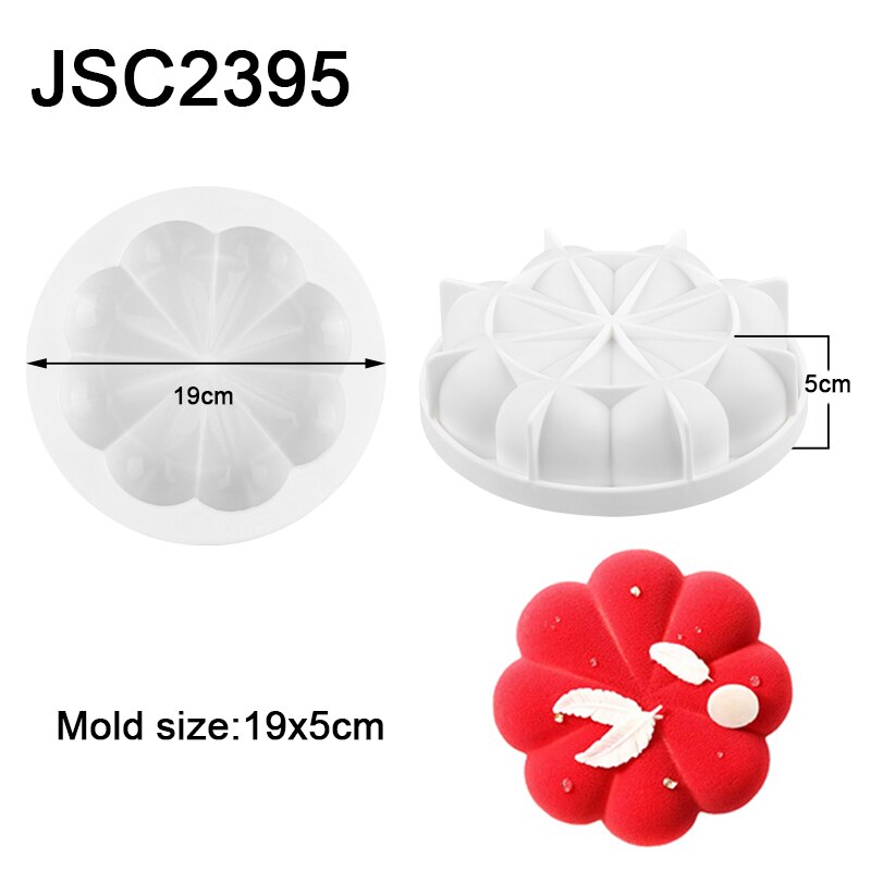 28 Style Silicone Cake Molds Pastry Bakeware Set Non-Stick Mousse Mould Party Dessert Baking Tools Decorating Pan Kitchen Tools