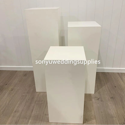 3pcs/set)Event Supplies decors back drop flower wall stand cake table wedding gold metal plinth flower stand AB0812