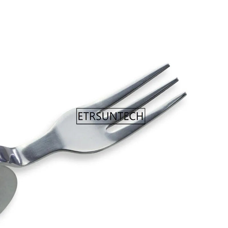 50pcs 2in1 Pizza Cutter Pizza Wheel and Fork Cake Server Shovel Slicer Spatula Kitchen Oven Scraper DIY Tool Baking Supplies