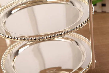 Modern wedding supplies cake stand tool cake stand  dessert tray crystal pendants cake pan rack wedding decoration DGP015