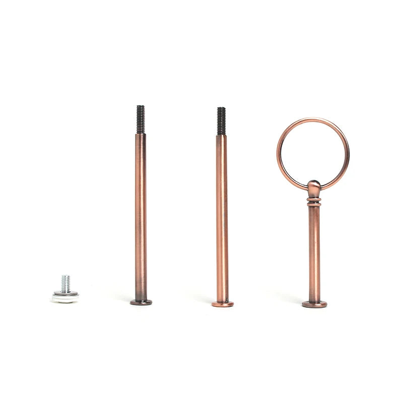Decorating Supply Metal 3 Tier Round Style Rod Fruit Tray Fitting Decoration Tool Wedding Party Cake Stand Handle