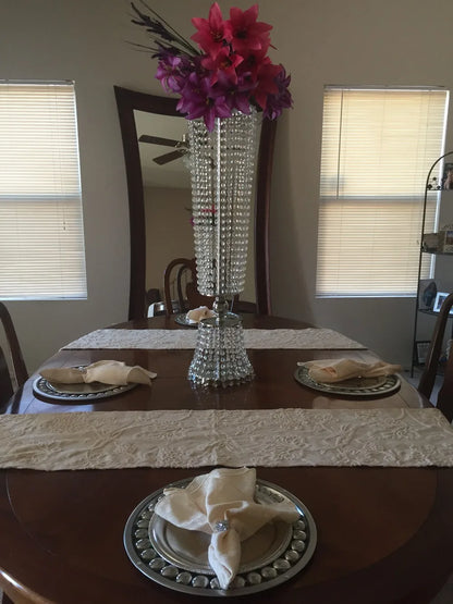 Sale By Bulk Sparkling Crystal Clear Garland Chandelier Wedding Cake Stand Birthday Party Supplies Decorations For Table Top