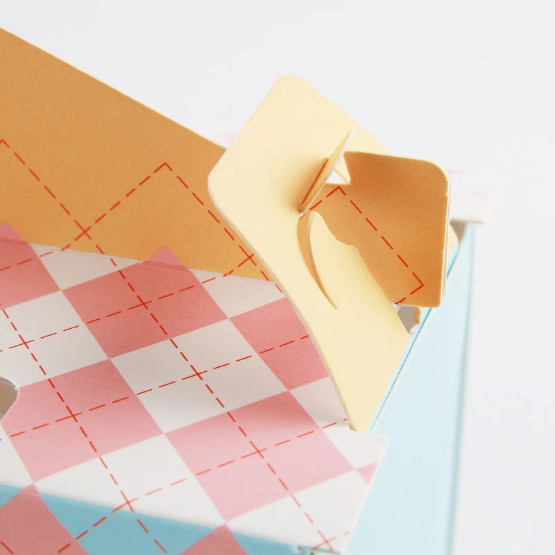 100pcs/lot Portable Cake Box With Window Towel Rolling Packaging Boxes Wedding Party Gift Boxes With handle Supplies Wholesale