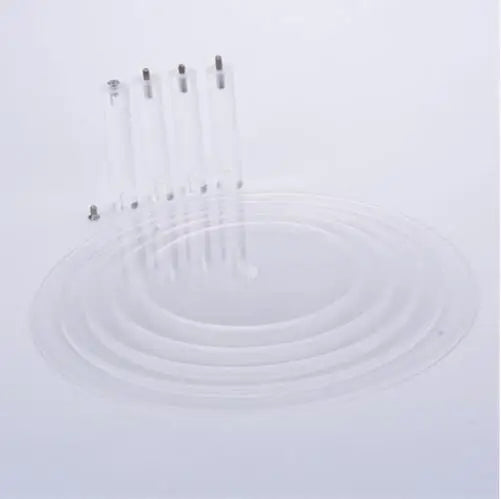 1piece 5 acrylic Tier Candy Fruits Cakes Desserts Plate Stands Cupcake Fruit Plate Stand for Wedding Party Birthday Supplies