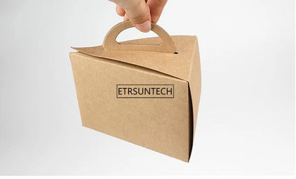 200pcs Triangle Slice Small Pastry Cake Baking Box Cheese Mousse Cake Box Dessert Packing Box Party Supplies