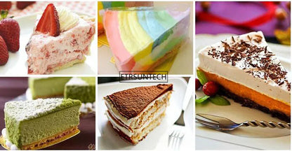 200pcs Triangle Slice Small Pastry Cake Baking Box Cheese Mousse Cake Box Dessert Packing Box Party Supplies