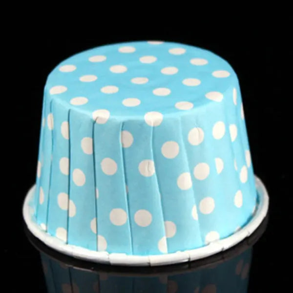 45*35mm Round Polka Dot Paper Cupcake Muffin Cases Baking Cups Various Colours for baby shower party favors Paper Party Supply
