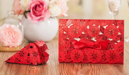 hollow out sweet box Creative Korean wedding wedding supplies joyful box candy box Sweet cake Sugar box 1000pcs gift