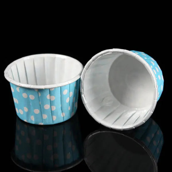 45*35mm Round Polka Dot Paper Cupcake Muffin Cases Baking Cups Various Colours for baby shower party favors Paper Party Supply