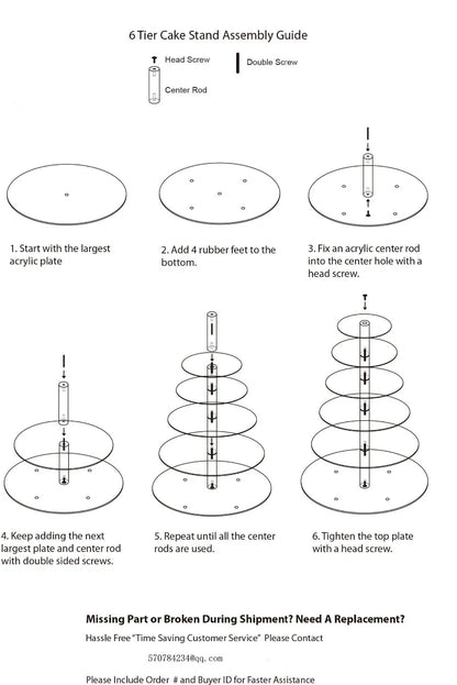 event party supplies 6 European acrylic wedding cake birthday cup cake decoration snack frame acrylic cupcake stand decoration