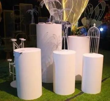 Wedding props iron cylindrical dessert table birthday party supplies cone five-piece cake decoration 002