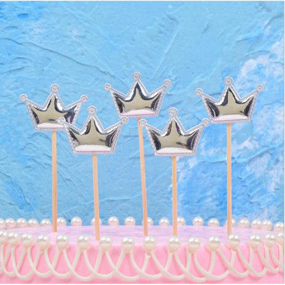 Cake Toppers Star Decorations PU Birthday Party Wedding Baby Shower Supplies Estrella De La Torta