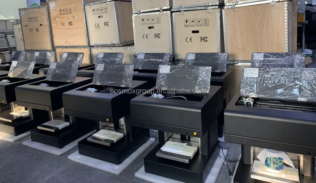 Low Price 20*20cm Edible Ink 4 Cup Coffee Food Cookies Cake Printer