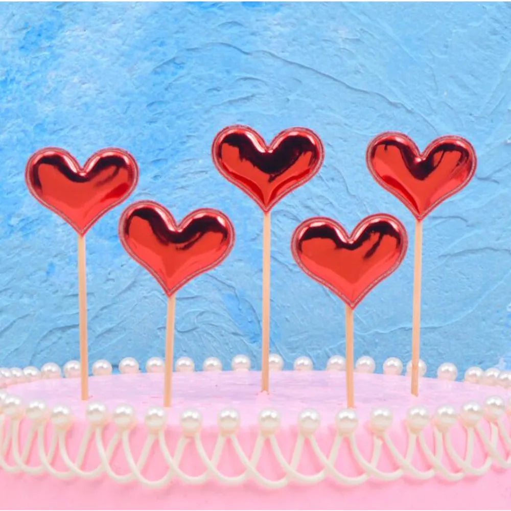 Cake Toppers Star Decorations PU Birthday Party Wedding Baby Shower Supplies Estrella De La Torta