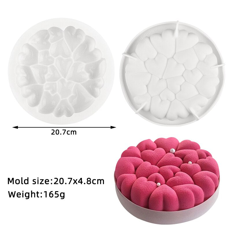 28 Style Silicone Cake Molds Pastry Bakeware Set Non-Stick Mousse Mould Party Dessert Baking Tools Decorating Pan Kitchen Tools