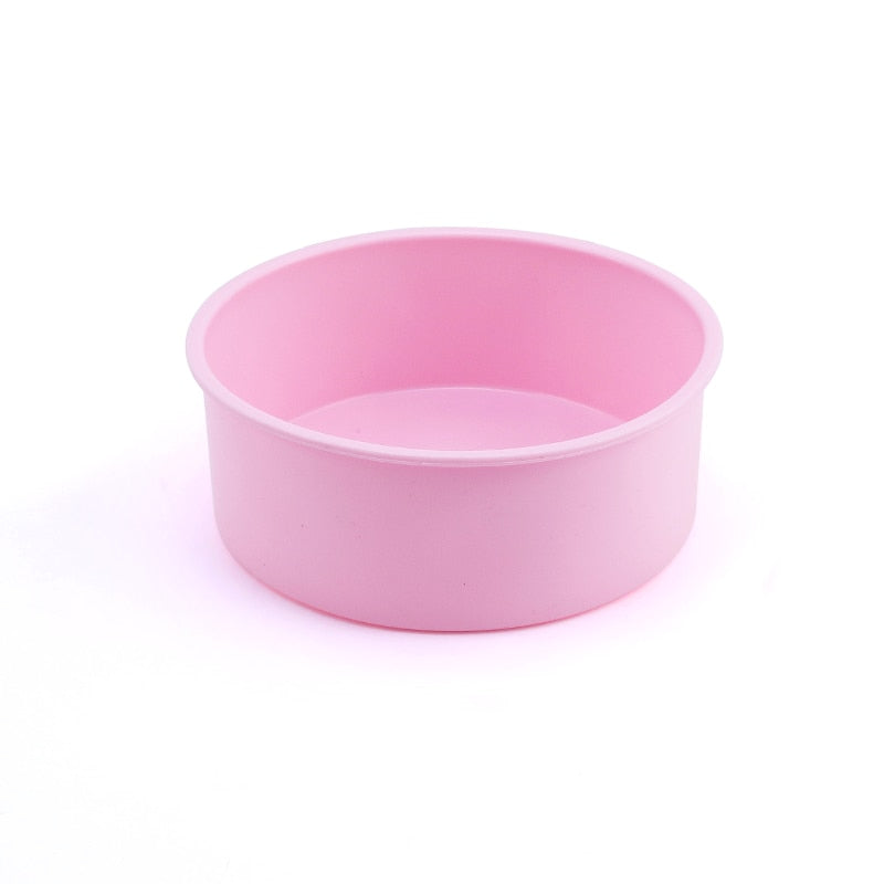 Round Silicone Cake Mold 4 6 8 10 Inch Silicone Mould Baking Forms Silicone Baking Pan For Pastry Cake