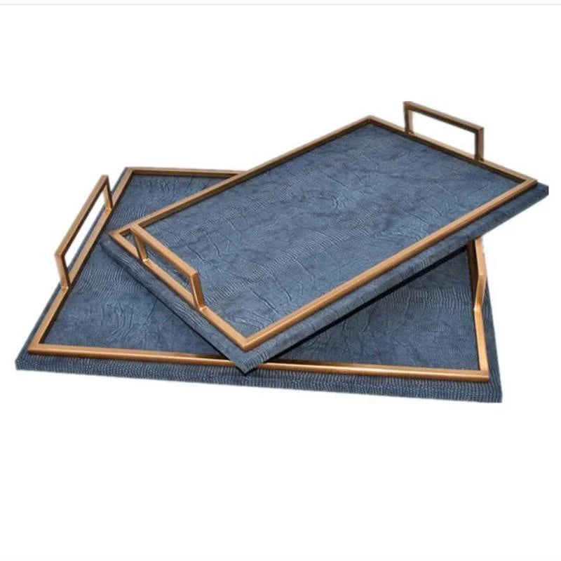 Metal Tray Gray Round Storage Smiple Snack Cake Desktop Jewelry Display Plate Photography Props Decoration Home Kitchen Supplies