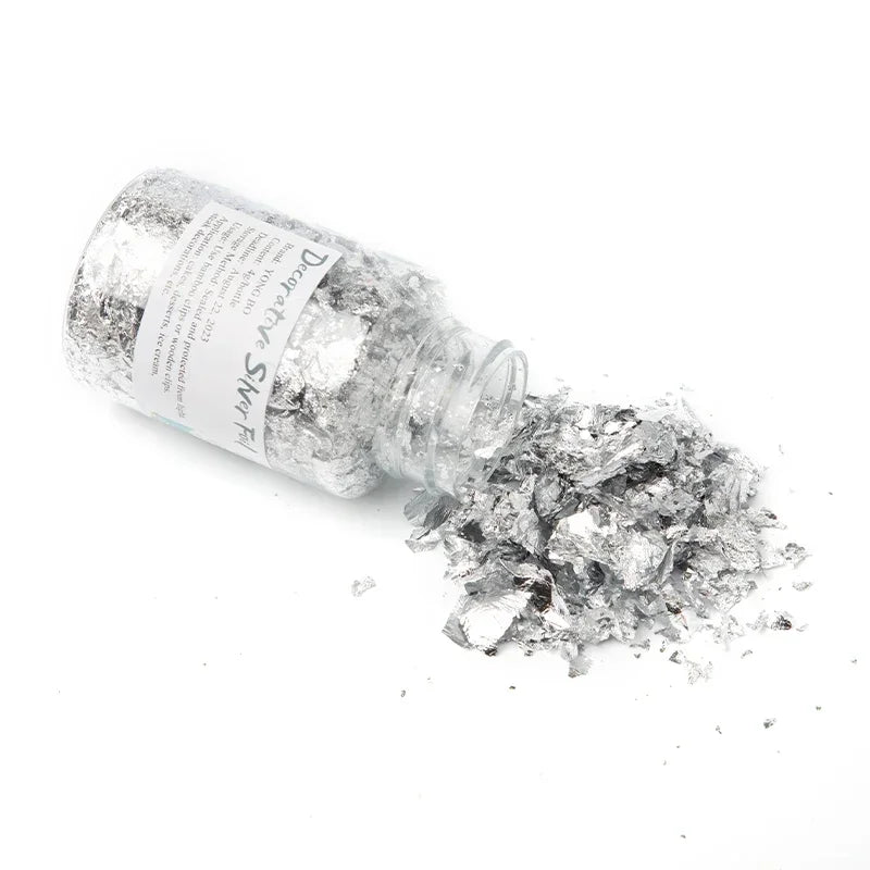 Genuine Gold Leaf Schabin Flakes Gold Cake Decoration DIY Chocolates Decor For Happy Birthday Party Baking Supplies