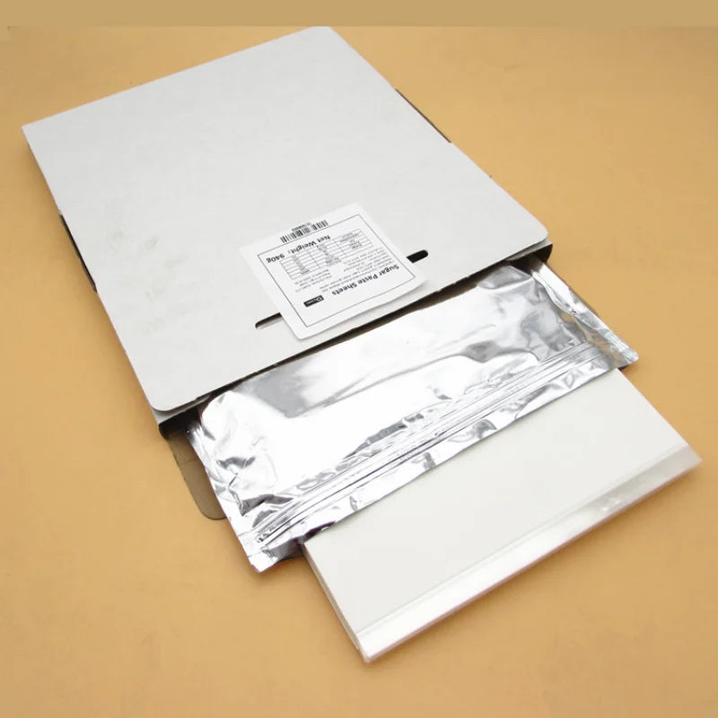 25pcs A4 Cake Glutinous Rice Paper Starry Sky Lollipop Pattern Printed Paper Children&