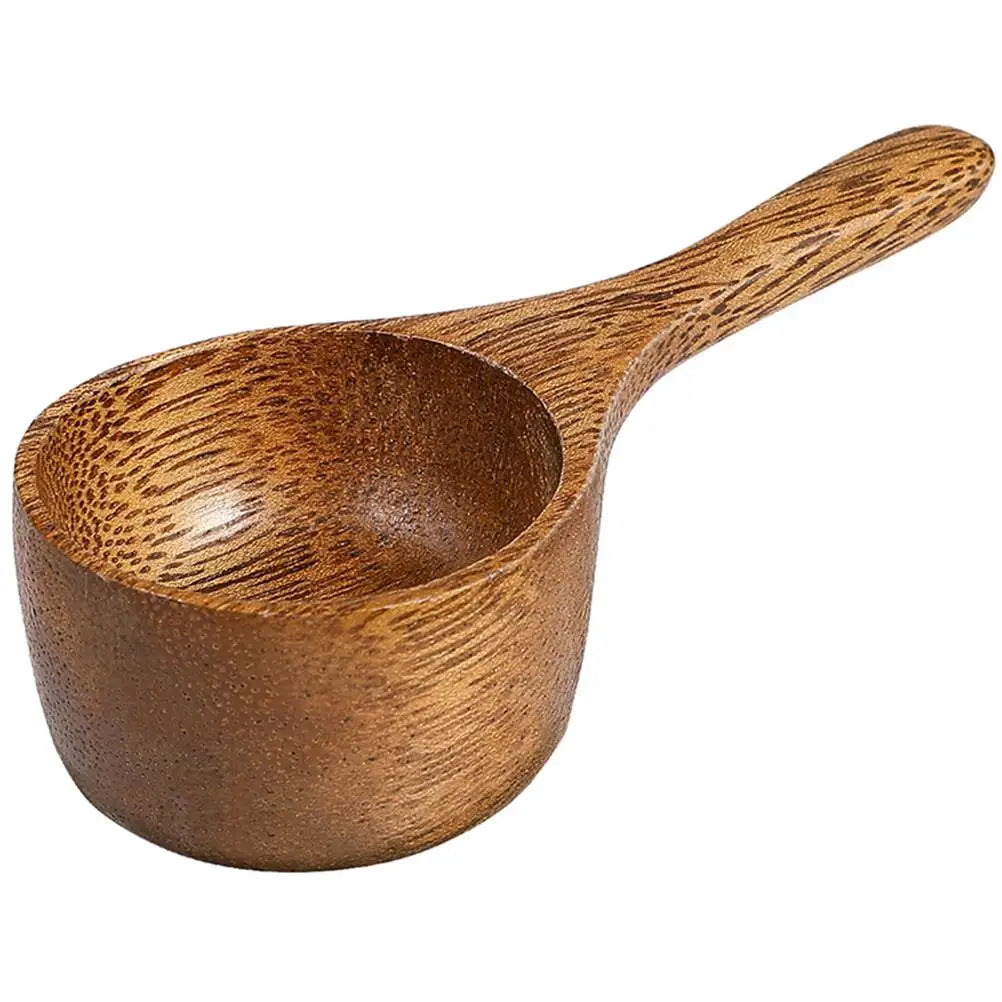 Acacia Wood Measuring Spoon Small Scoop for Loose Coffee Beans Tea Powder Baking Ingredients Kitchen Gadgets Accessories