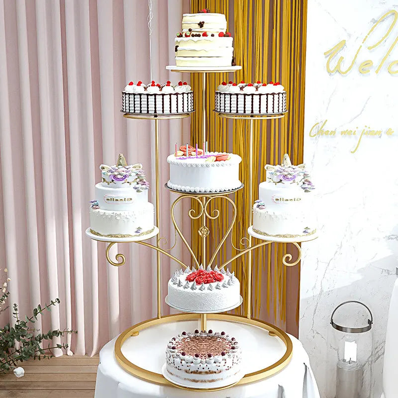 Party Events Cake Stand Pastry Confectionery Cupcake Stand Design Cake Board Buffet Display Cosas De Cocina Kitchen Supplies